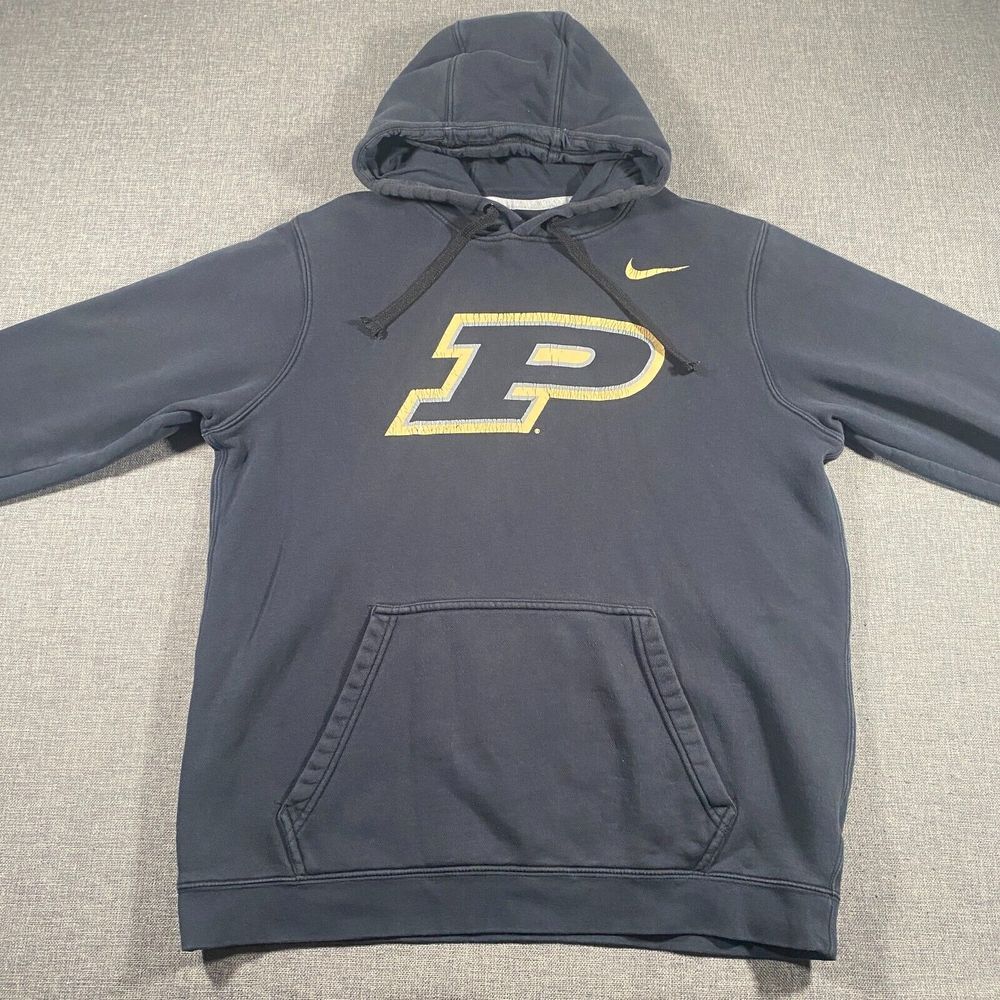 Nike Black and Gold Hoodie